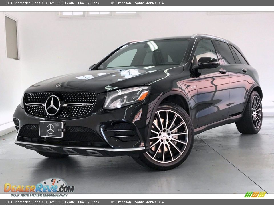 2018 Mercedes-Benz GLC AMG 43 4Matic Black / Black Photo #12