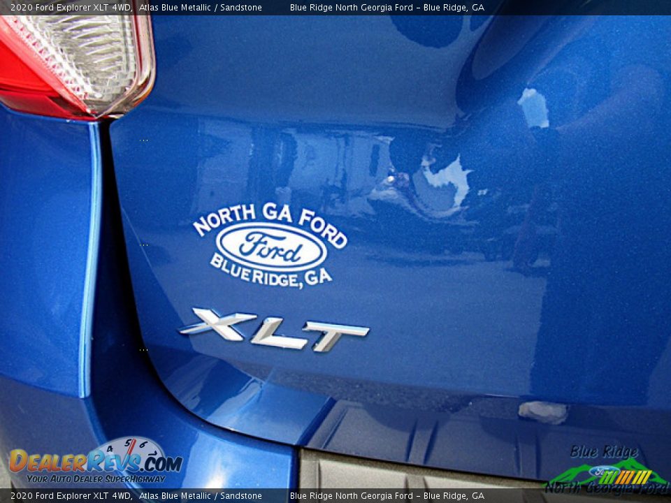 2020 Ford Explorer XLT 4WD Atlas Blue Metallic / Sandstone Photo #29