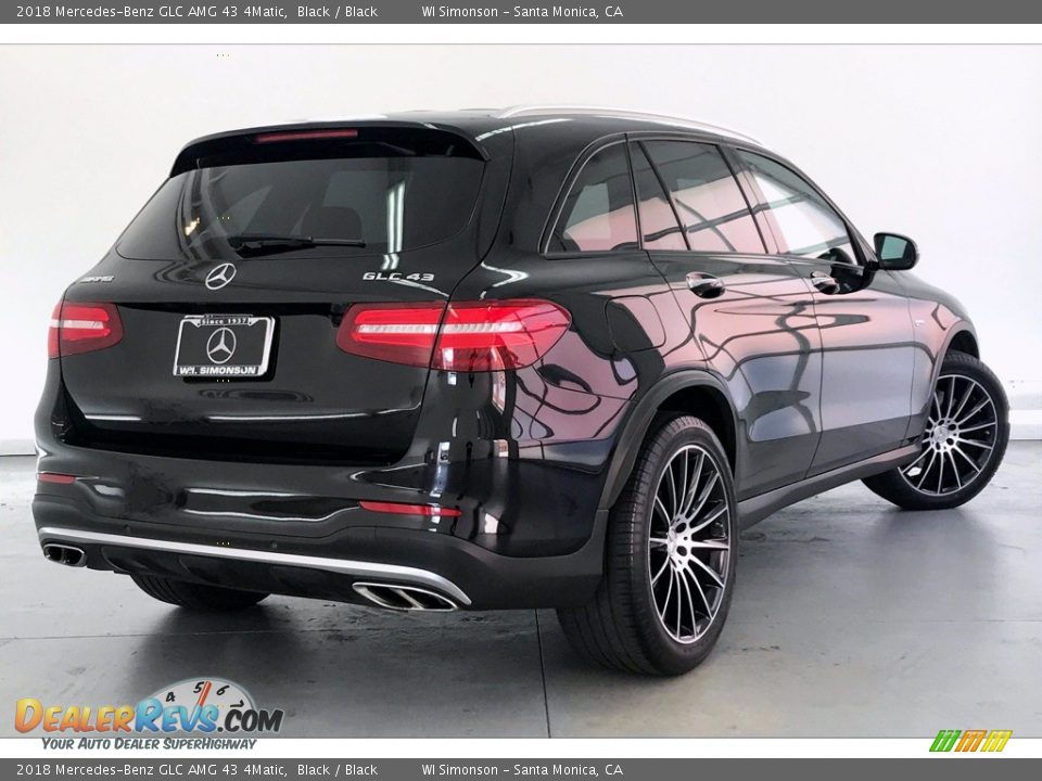 2018 Mercedes-Benz GLC AMG 43 4Matic Black / Black Photo #16