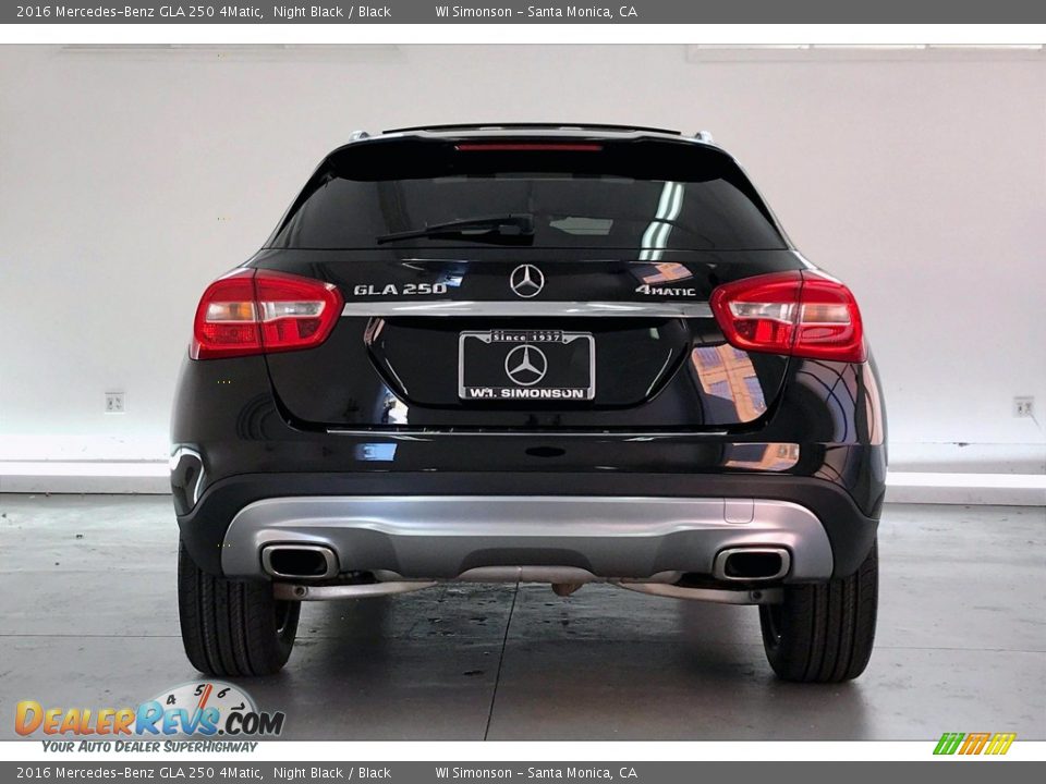 2016 Mercedes-Benz GLA 250 4Matic Night Black / Black Photo #3