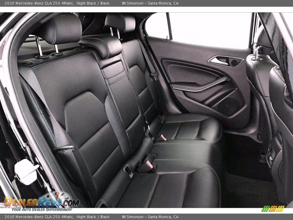 Rear Seat of 2016 Mercedes-Benz GLA 250 4Matic Photo #13