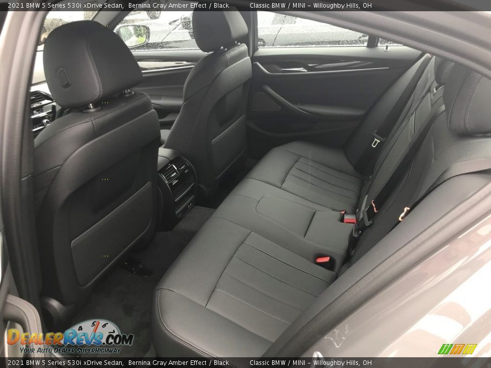 2021 BMW 5 Series 530i xDrive Sedan Bernina Gray Amber Effect / Black Photo #3