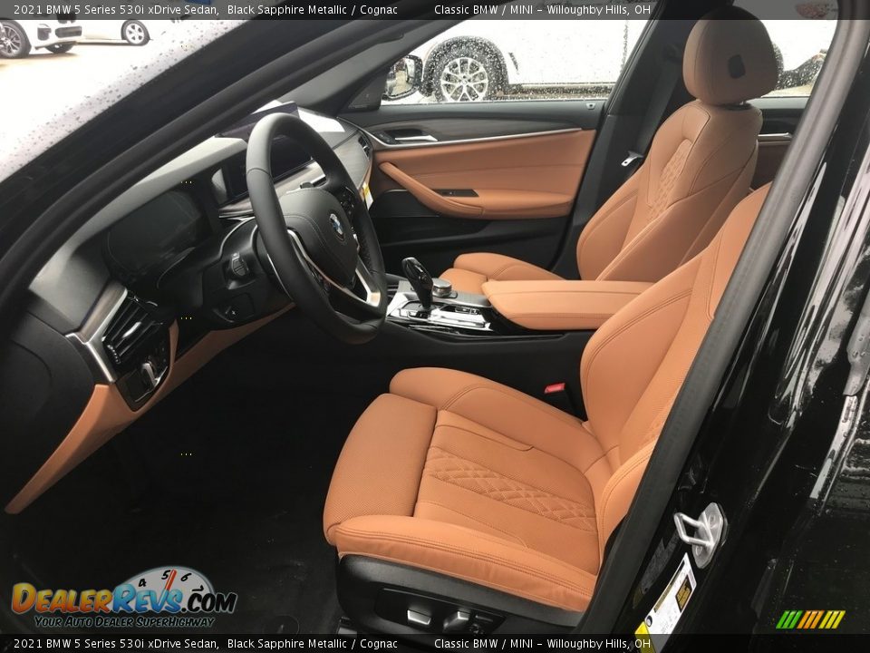 Cognac Interior - 2021 BMW 5 Series 530i xDrive Sedan Photo #2