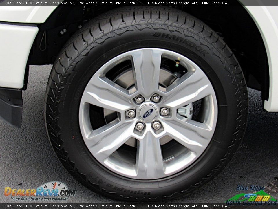 2020 Ford F150 Platinum SuperCrew 4x4 Star White / Platinum Unique Black Photo #9