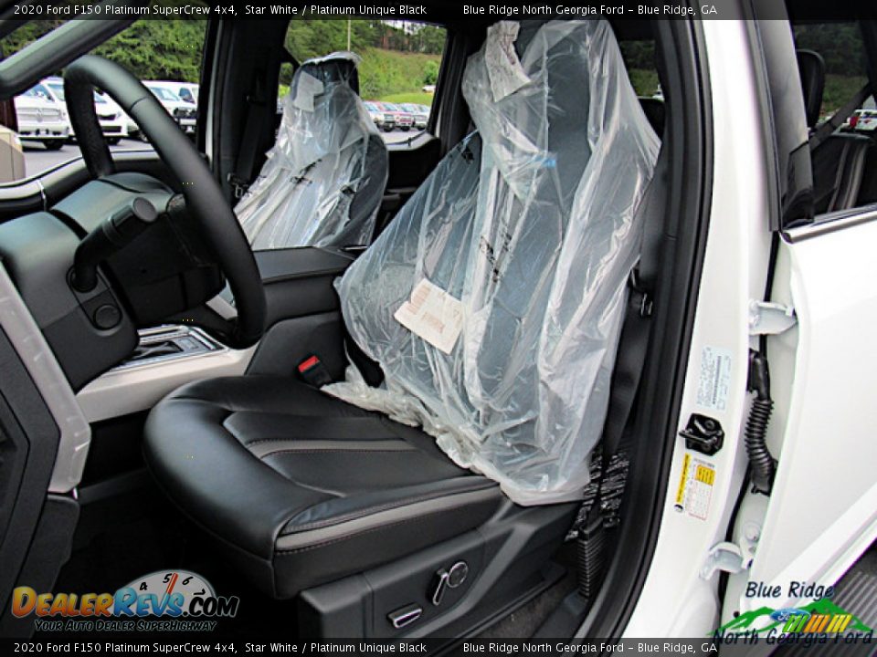 2020 Ford F150 Platinum SuperCrew 4x4 Star White / Platinum Unique Black Photo #11