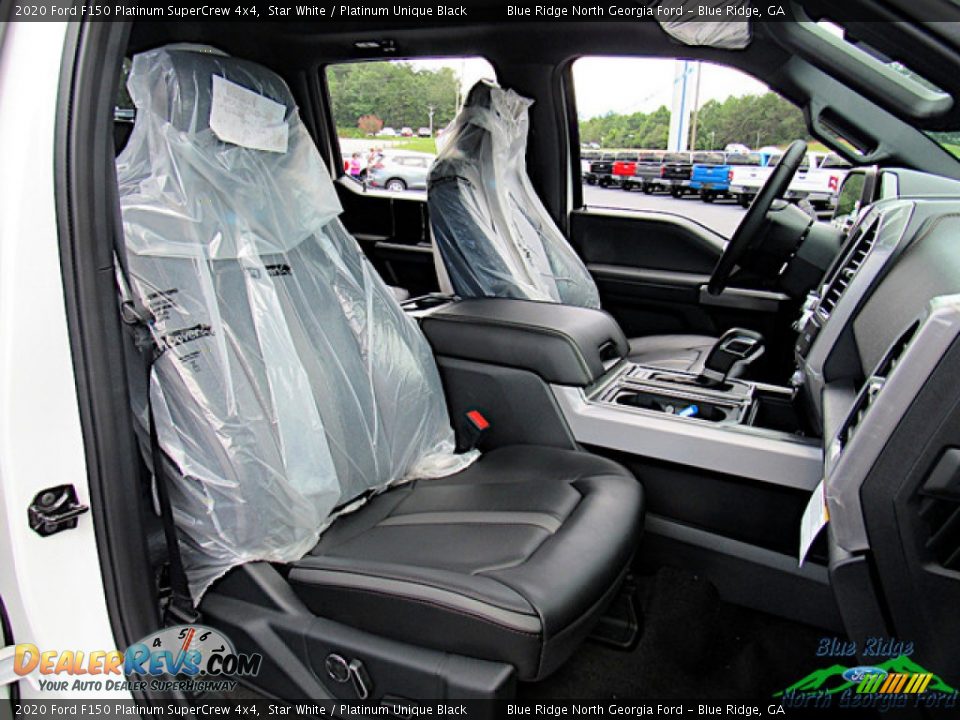 2020 Ford F150 Platinum SuperCrew 4x4 Star White / Platinum Unique Black Photo #12