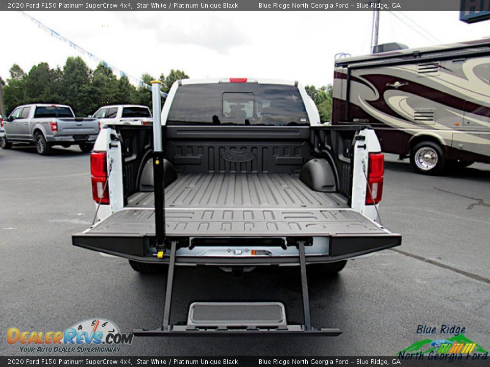 2020 Ford F150 Platinum SuperCrew 4x4 Star White / Platinum Unique Black Photo #14