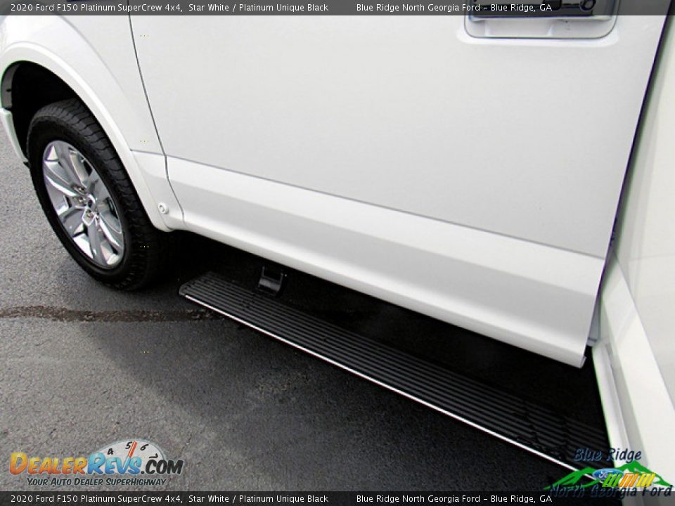 2020 Ford F150 Platinum SuperCrew 4x4 Star White / Platinum Unique Black Photo #15