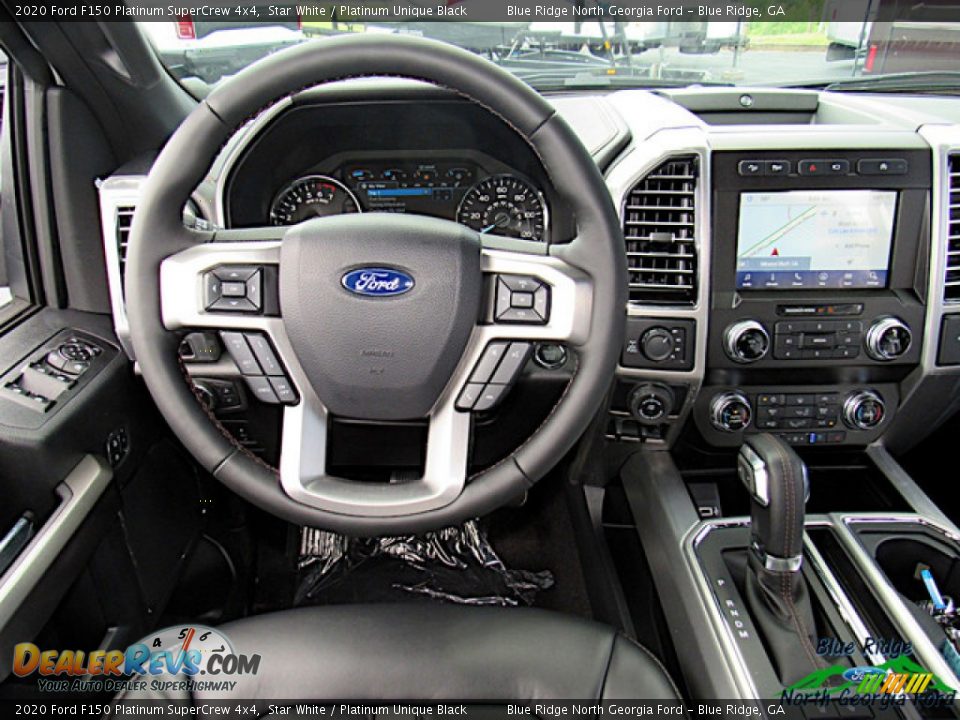2020 Ford F150 Platinum SuperCrew 4x4 Star White / Platinum Unique Black Photo #16
