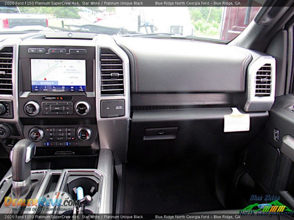2020 Ford F150 Platinum SuperCrew 4x4 Star White / Platinum Unique Black Photo #17