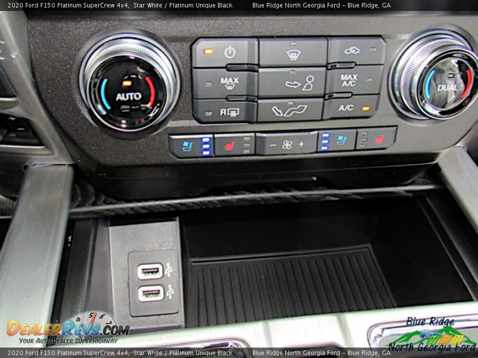 2020 Ford F150 Platinum SuperCrew 4x4 Star White / Platinum Unique Black Photo #23