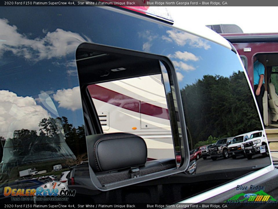 2020 Ford F150 Platinum SuperCrew 4x4 Star White / Platinum Unique Black Photo #25