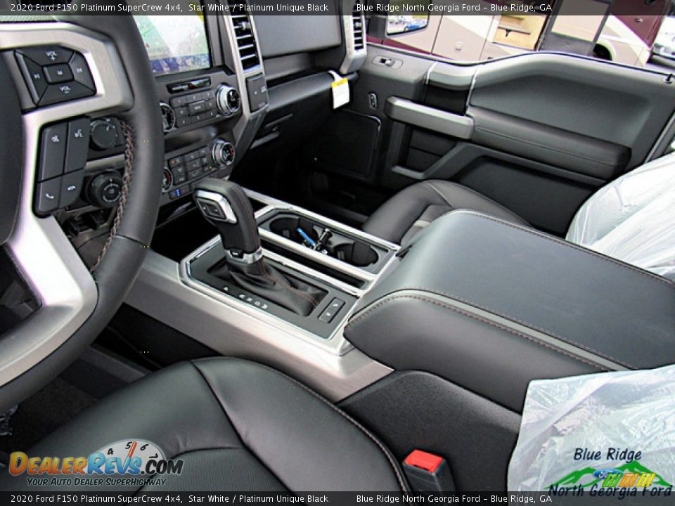 2020 Ford F150 Platinum SuperCrew 4x4 Star White / Platinum Unique Black Photo #27