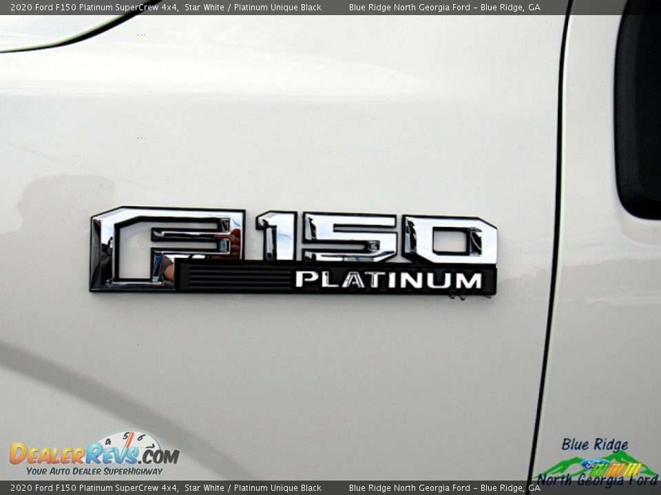 2020 Ford F150 Platinum SuperCrew 4x4 Star White / Platinum Unique Black Photo #29