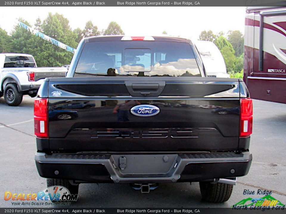 2020 Ford F150 XLT SuperCrew 4x4 Agate Black / Black Photo #4