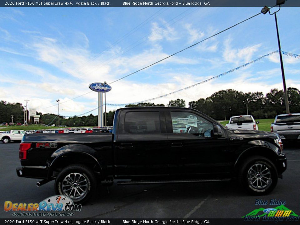 2020 Ford F150 XLT SuperCrew 4x4 Agate Black / Black Photo #6