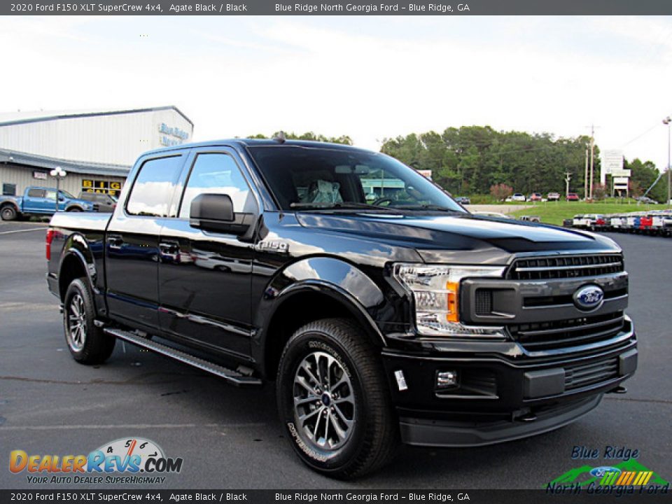 2020 Ford F150 XLT SuperCrew 4x4 Agate Black / Black Photo #7