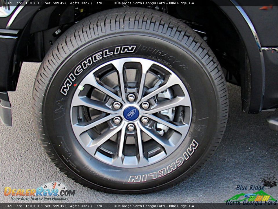 2020 Ford F150 XLT SuperCrew 4x4 Agate Black / Black Photo #9