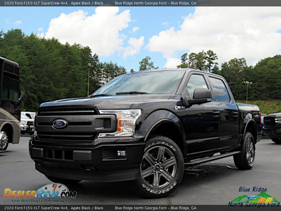 2020 Ford F150 XLT SuperCrew 4x4 Agate Black / Black Photo #1
