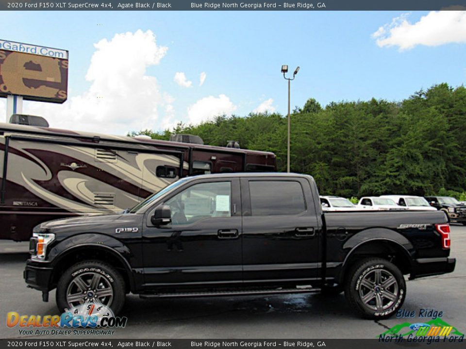 2020 Ford F150 XLT SuperCrew 4x4 Agate Black / Black Photo #2