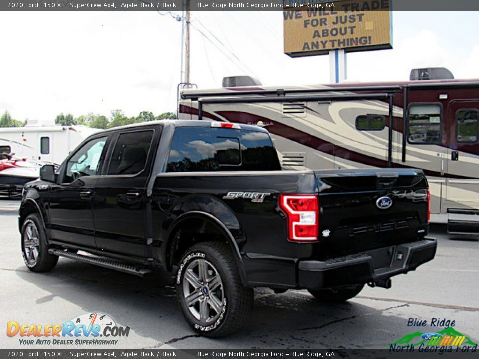 2020 Ford F150 XLT SuperCrew 4x4 Agate Black / Black Photo #3