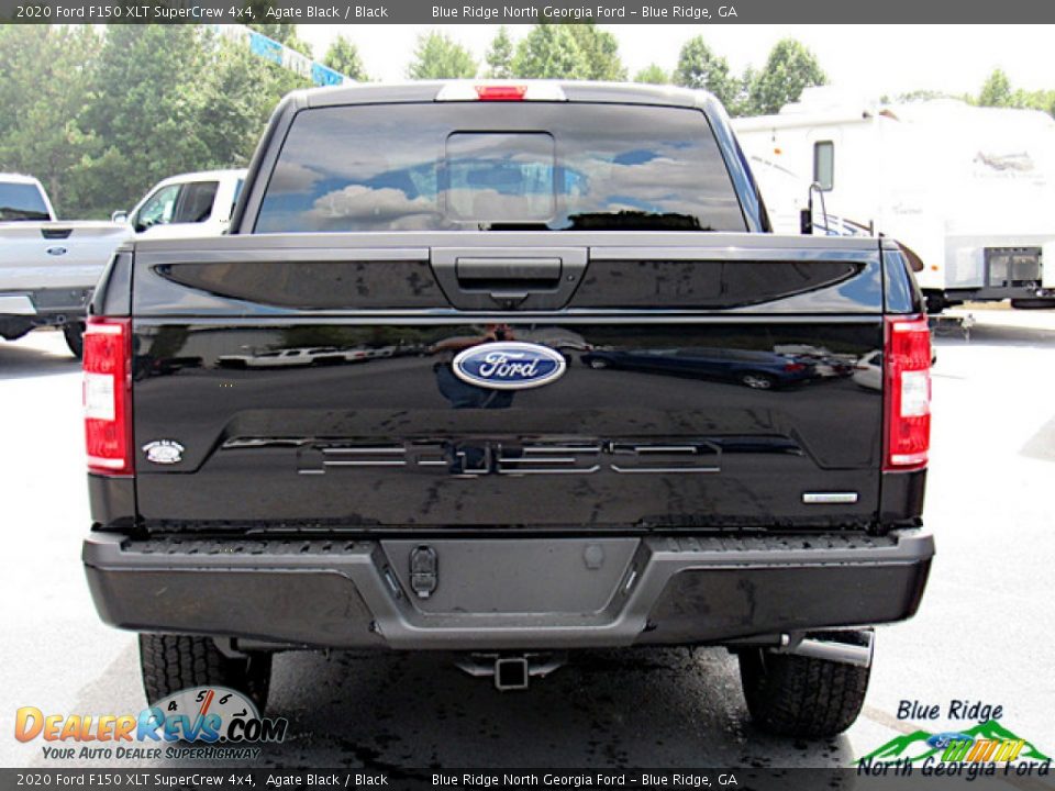 2020 Ford F150 XLT SuperCrew 4x4 Agate Black / Black Photo #4