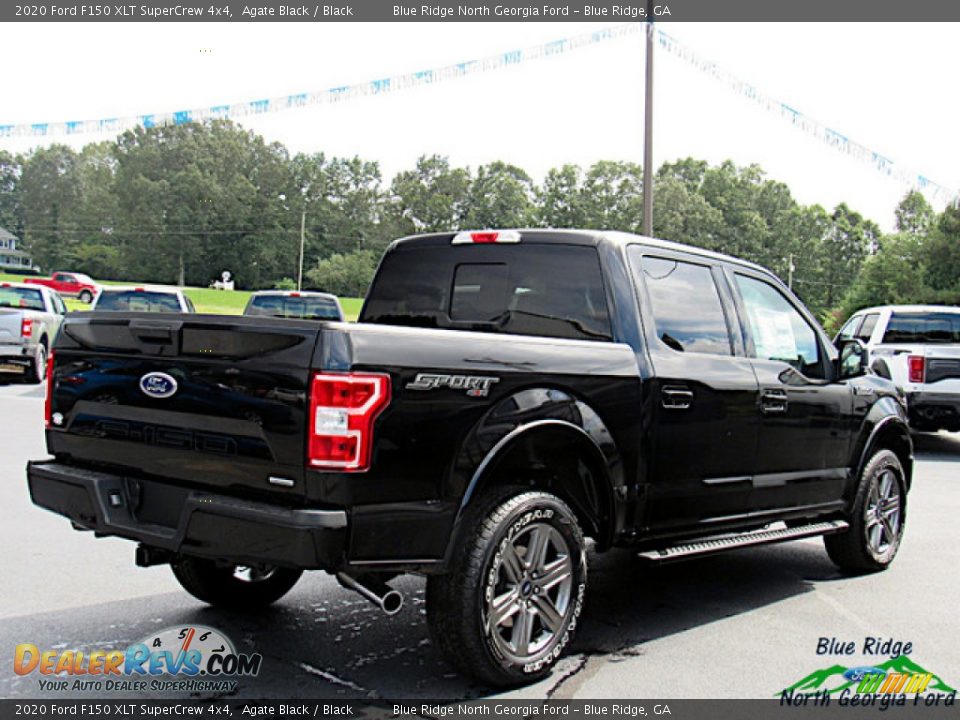 2020 Ford F150 XLT SuperCrew 4x4 Agate Black / Black Photo #5