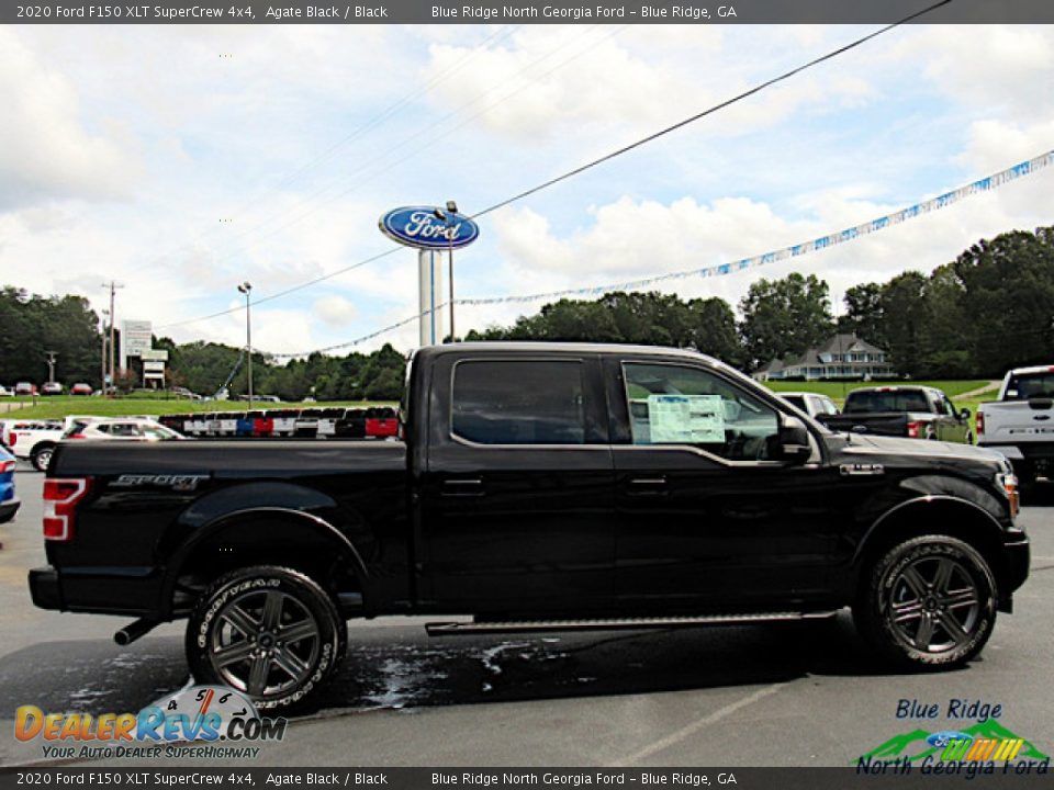 2020 Ford F150 XLT SuperCrew 4x4 Agate Black / Black Photo #6