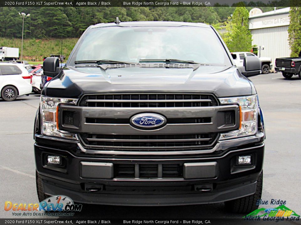 2020 Ford F150 XLT SuperCrew 4x4 Agate Black / Black Photo #8