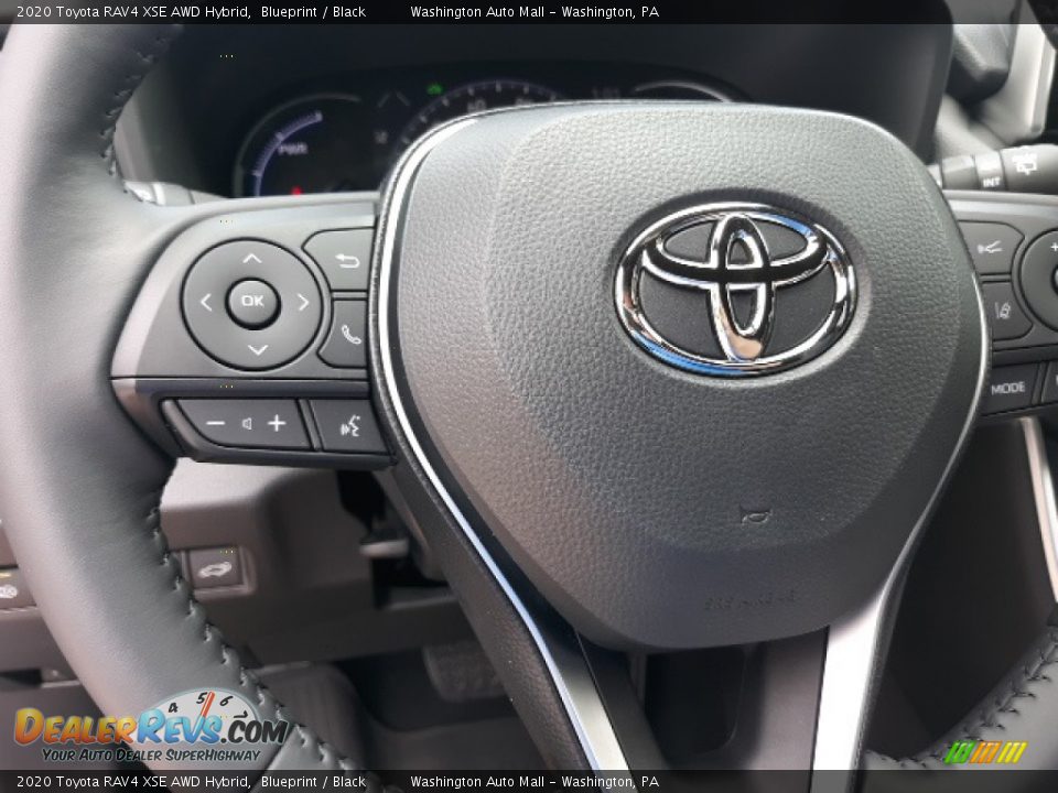 2020 Toyota RAV4 XSE AWD Hybrid Blueprint / Black Photo #5