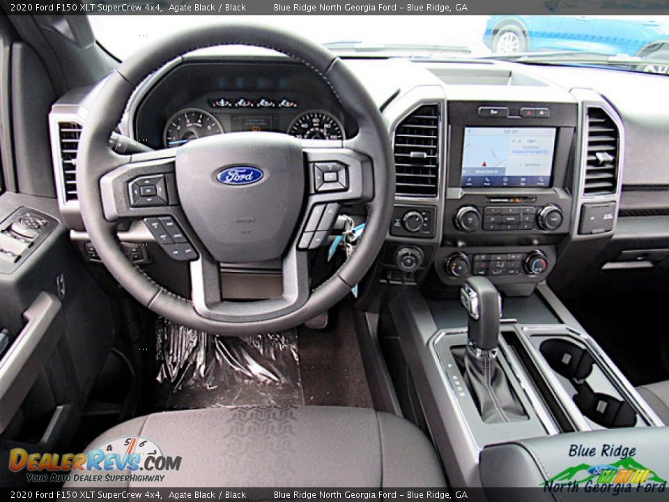 2020 Ford F150 XLT SuperCrew 4x4 Agate Black / Black Photo #14