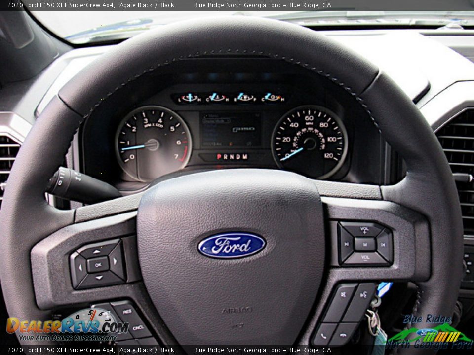 2020 Ford F150 XLT SuperCrew 4x4 Agate Black / Black Photo #16