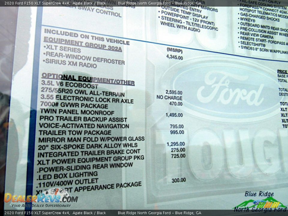 2020 Ford F150 XLT SuperCrew 4x4 Agate Black / Black Photo #25