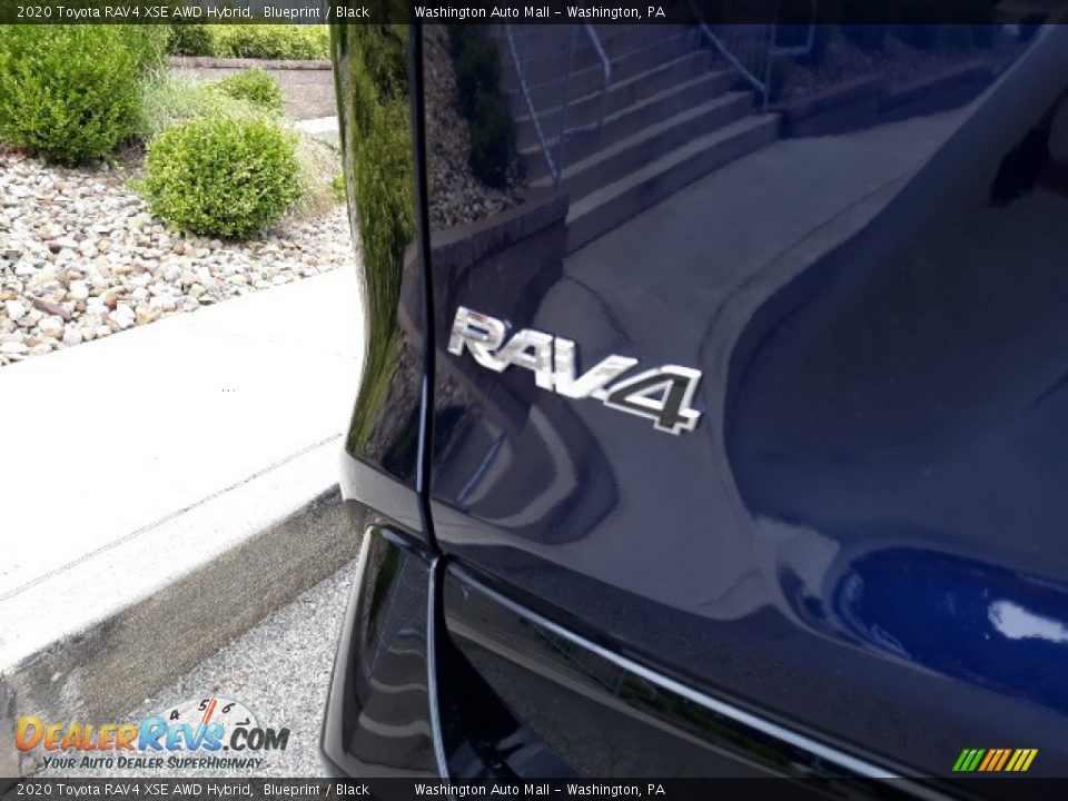 2020 Toyota RAV4 XSE AWD Hybrid Blueprint / Black Photo #34