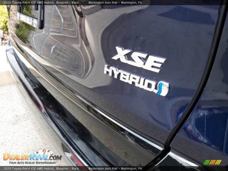 2020 Toyota RAV4 XSE AWD Hybrid Blueprint / Black Photo #36