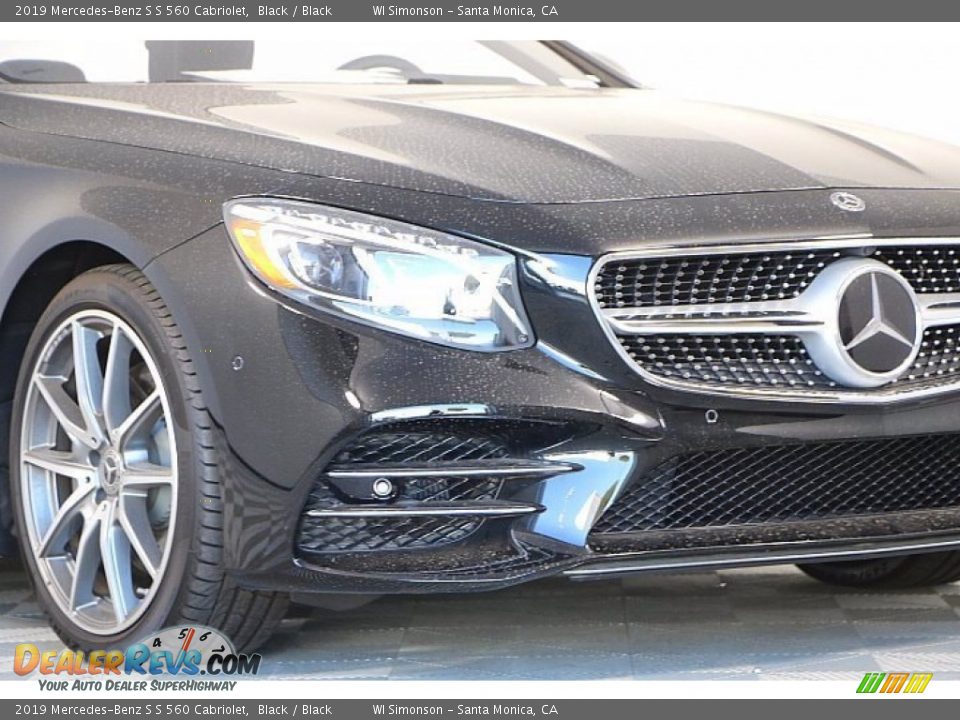 2019 Mercedes-Benz S S 560 Cabriolet Black / Black Photo #3