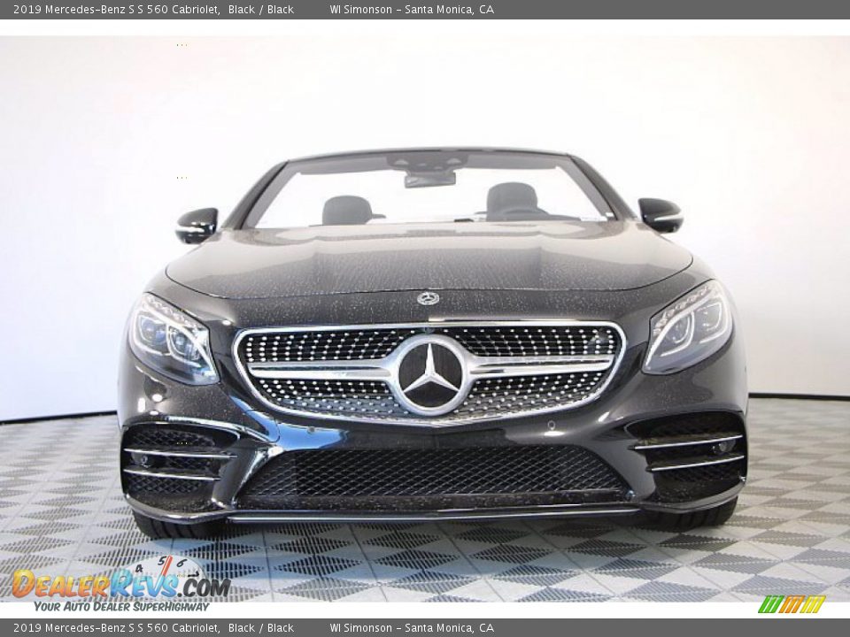 2019 Mercedes-Benz S S 560 Cabriolet Black / Black Photo #4