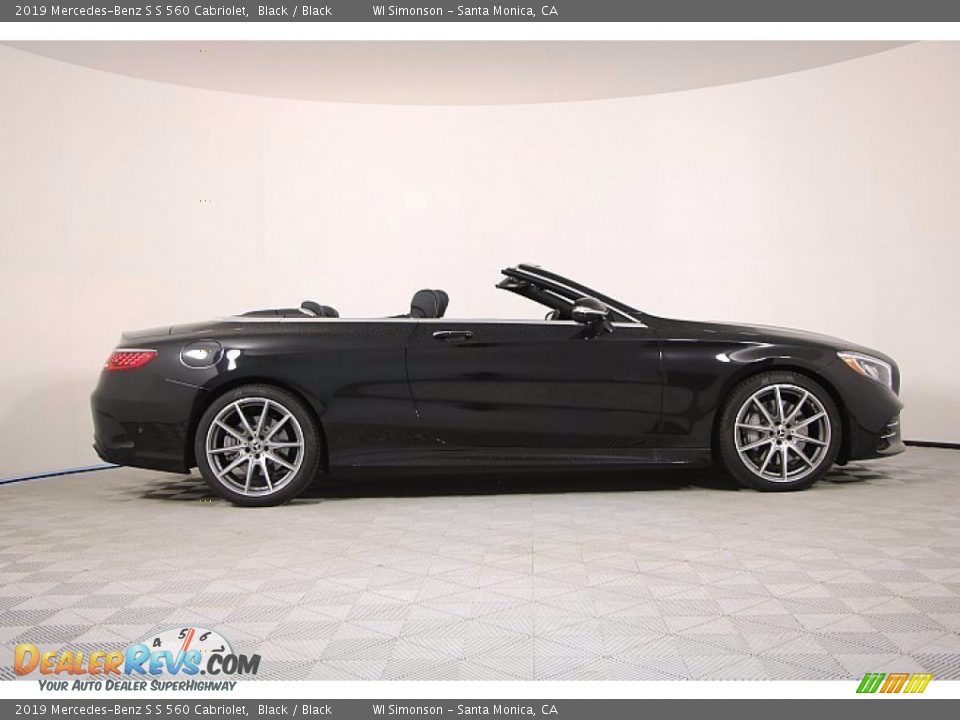 2019 Mercedes-Benz S S 560 Cabriolet Black / Black Photo #5