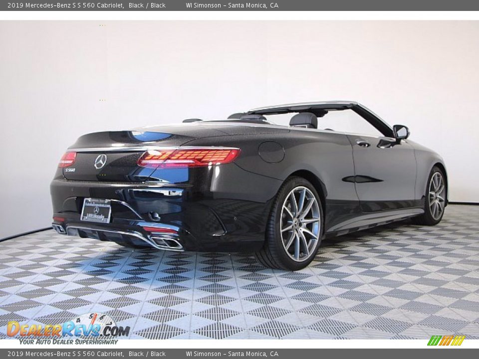2019 Mercedes-Benz S S 560 Cabriolet Black / Black Photo #6