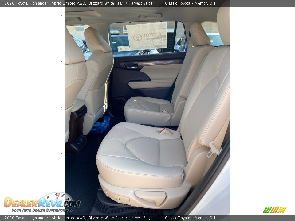 Rear Seat of 2020 Toyota Highlander Hybrid Limited AWD Photo #3