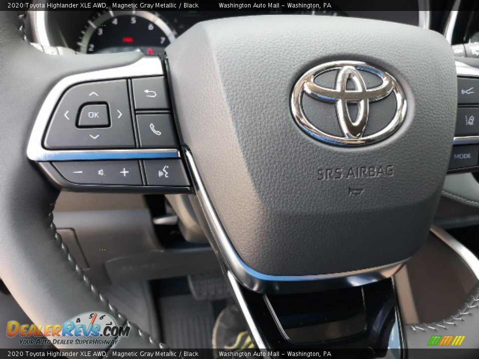 2020 Toyota Highlander XLE AWD Magnetic Gray Metallic / Black Photo #5