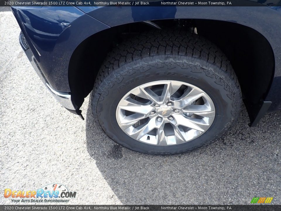 2020 Chevrolet Silverado 1500 LTZ Crew Cab 4x4 Northsky Blue Metallic / Jet Black Photo #2