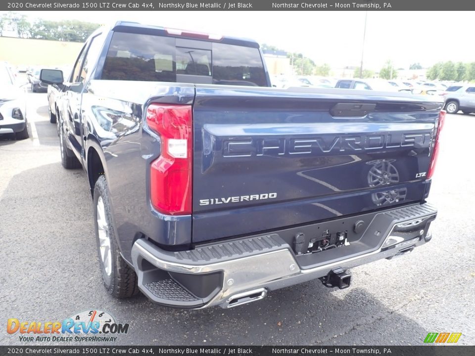 2020 Chevrolet Silverado 1500 LTZ Crew Cab 4x4 Northsky Blue Metallic / Jet Black Photo #4