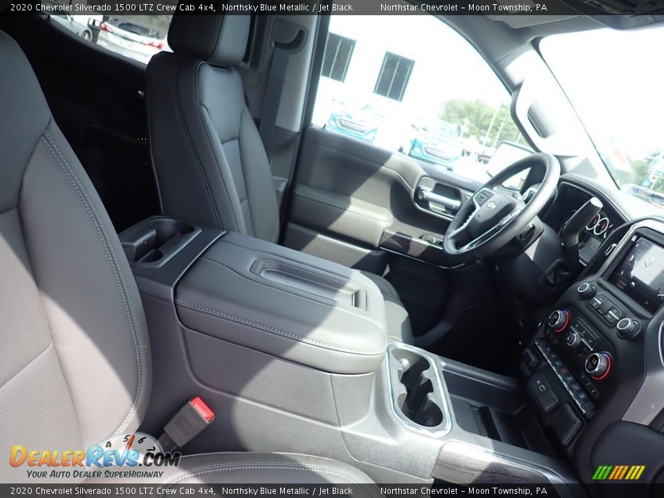 2020 Chevrolet Silverado 1500 LTZ Crew Cab 4x4 Northsky Blue Metallic / Jet Black Photo #10