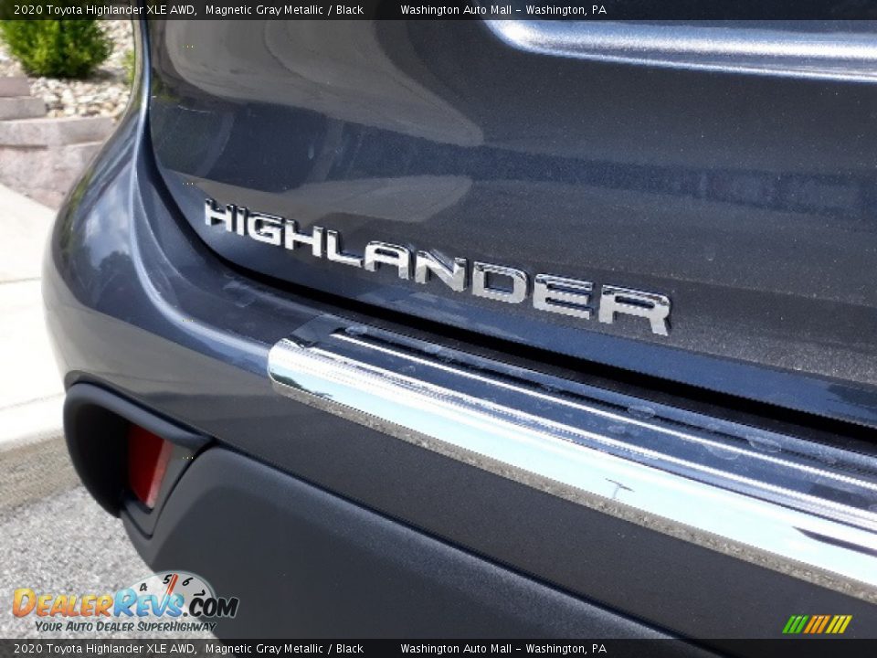 2020 Toyota Highlander XLE AWD Magnetic Gray Metallic / Black Photo #32