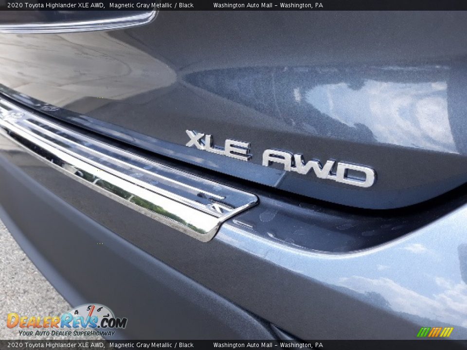 2020 Toyota Highlander XLE AWD Magnetic Gray Metallic / Black Photo #34