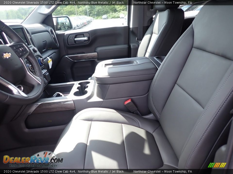 2020 Chevrolet Silverado 1500 LTZ Crew Cab 4x4 Northsky Blue Metallic / Jet Black Photo #14