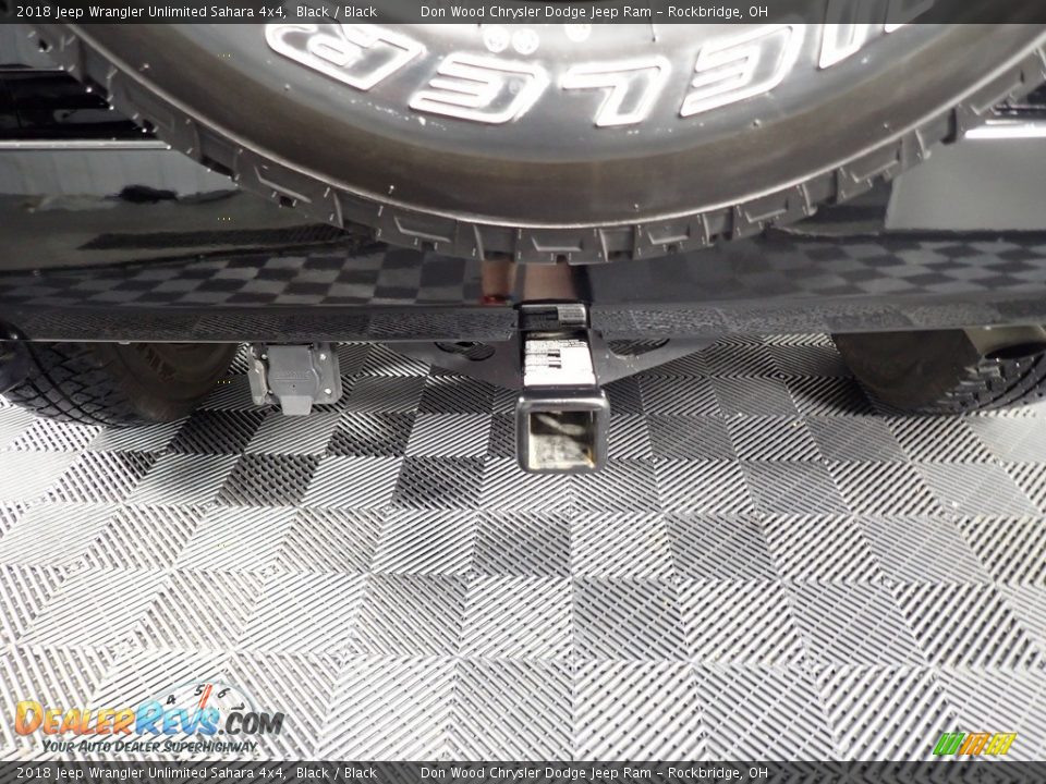 2018 Jeep Wrangler Unlimited Sahara 4x4 Black / Black Photo #14