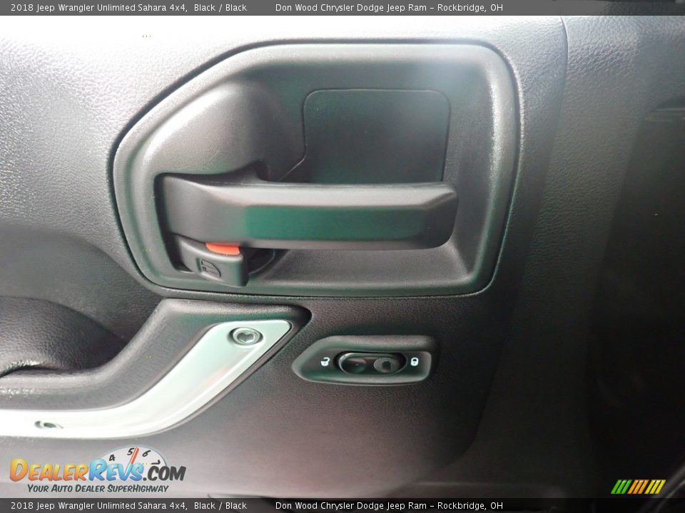 2018 Jeep Wrangler Unlimited Sahara 4x4 Black / Black Photo #20