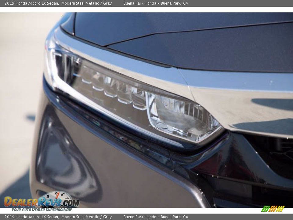 2019 Honda Accord LX Sedan Modern Steel Metallic / Gray Photo #8